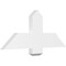 Ekena Millwork Eugene Architectural Grade PVC Gable Bracket, 36"W x 15"H x 2"D x 6"F, 10/12 Pitch GBP036X15X0206EUG00 - alternate 1